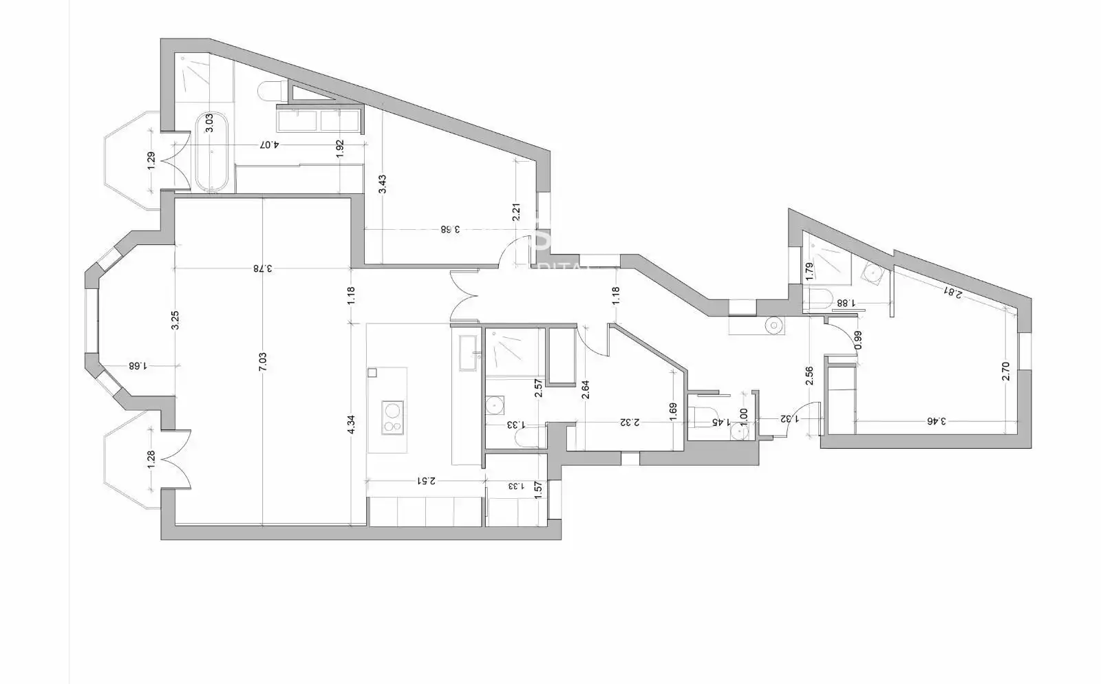 Квартира 144 м² в Мадриде