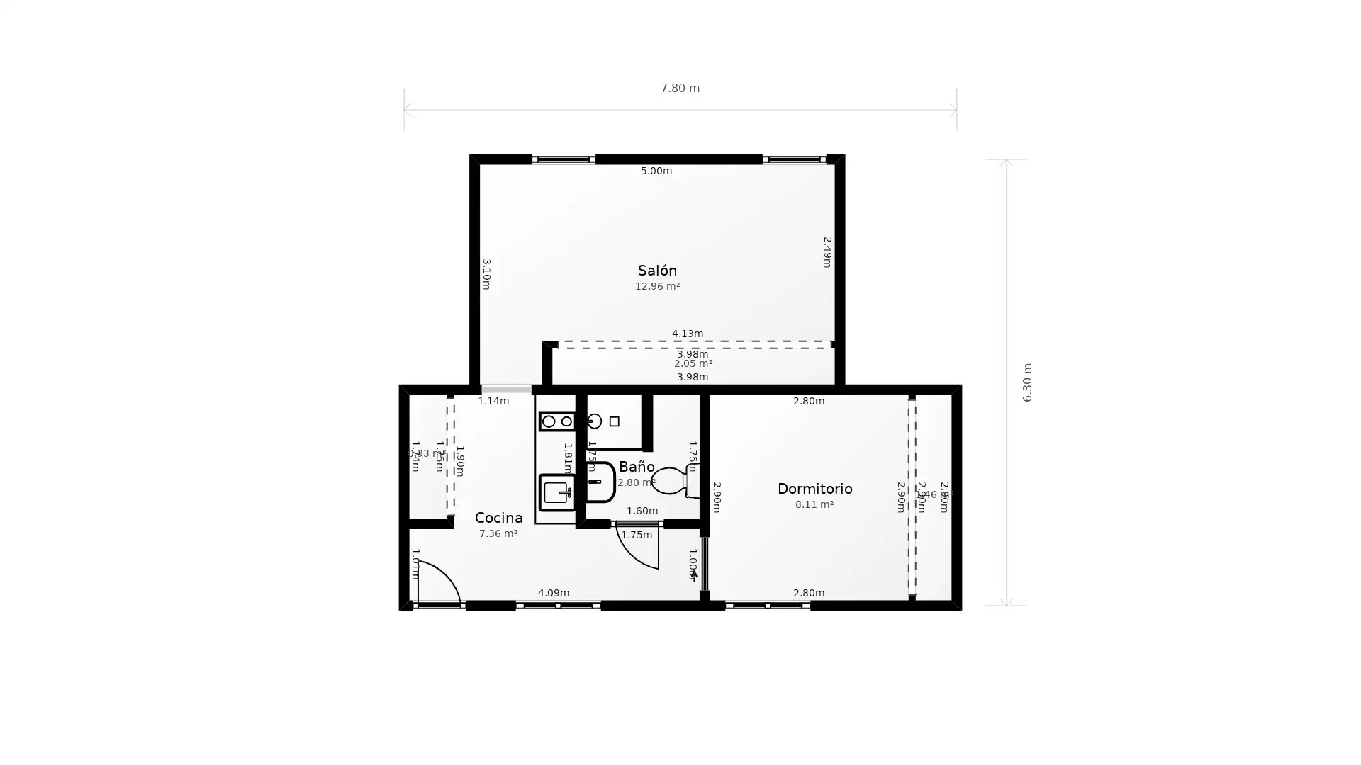 Pis de 49 m² a Madrid