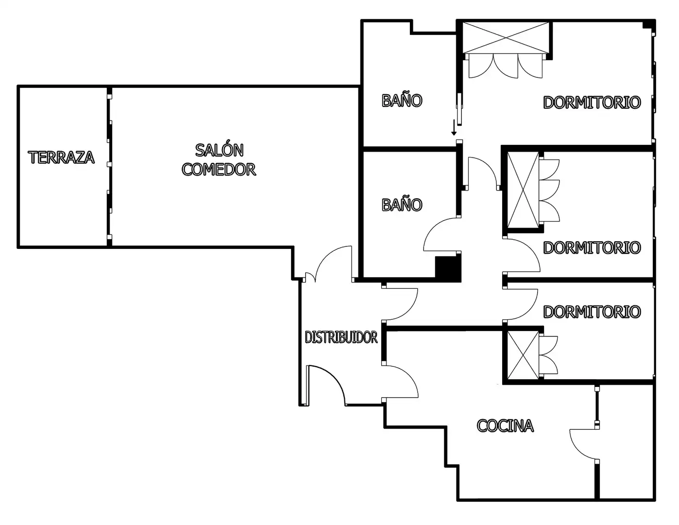 Piso de 107 m² en Valencia