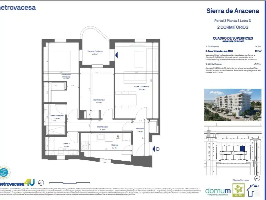 Appartamento 64 m² a Siviglia