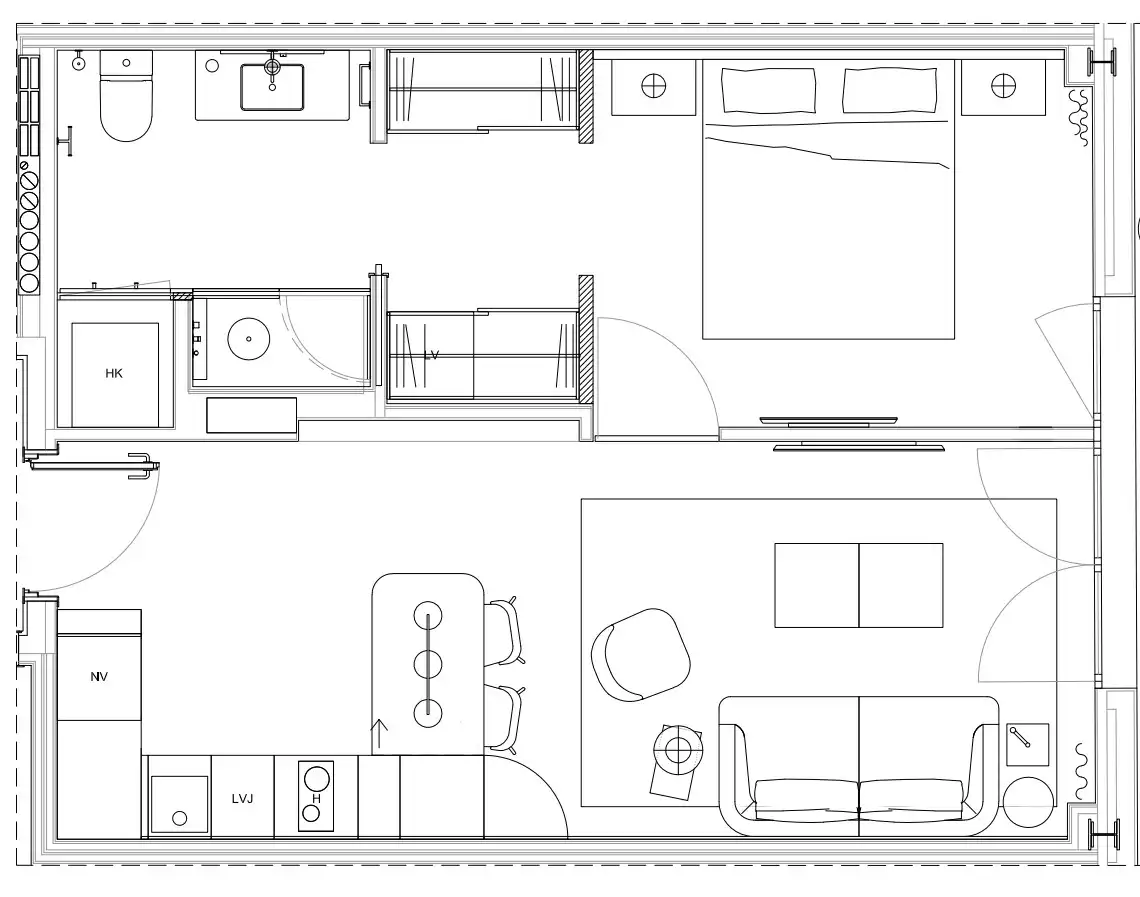 Pis de 47 m² a Barcelona