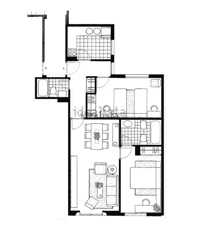 Piso de 80 m² en Madrid