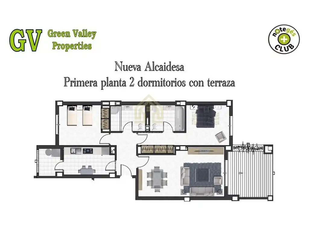 Piso de 112 m² en San Roque