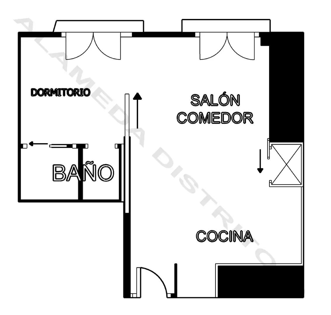 Piso de 45 m² en Valencia