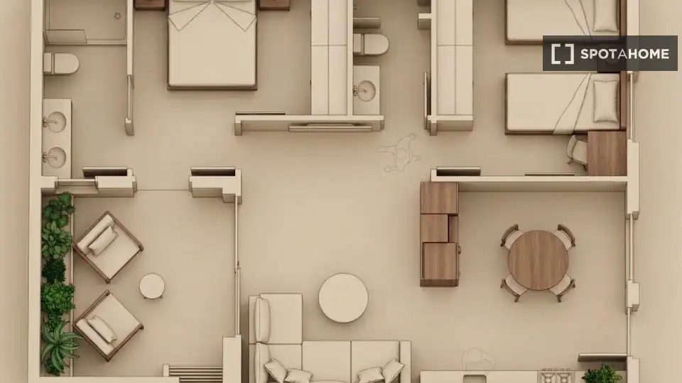 Habitación 81 m², Molina de Segura