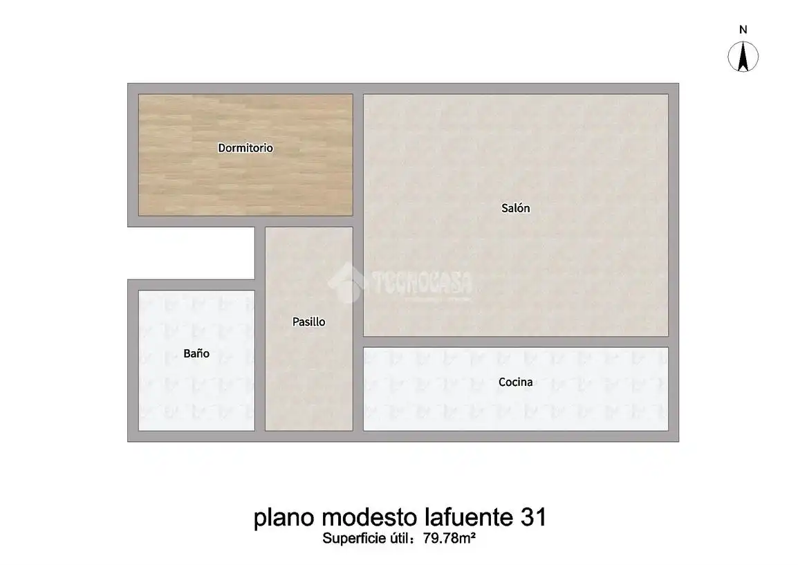 Piso de 65 m² en Palencia