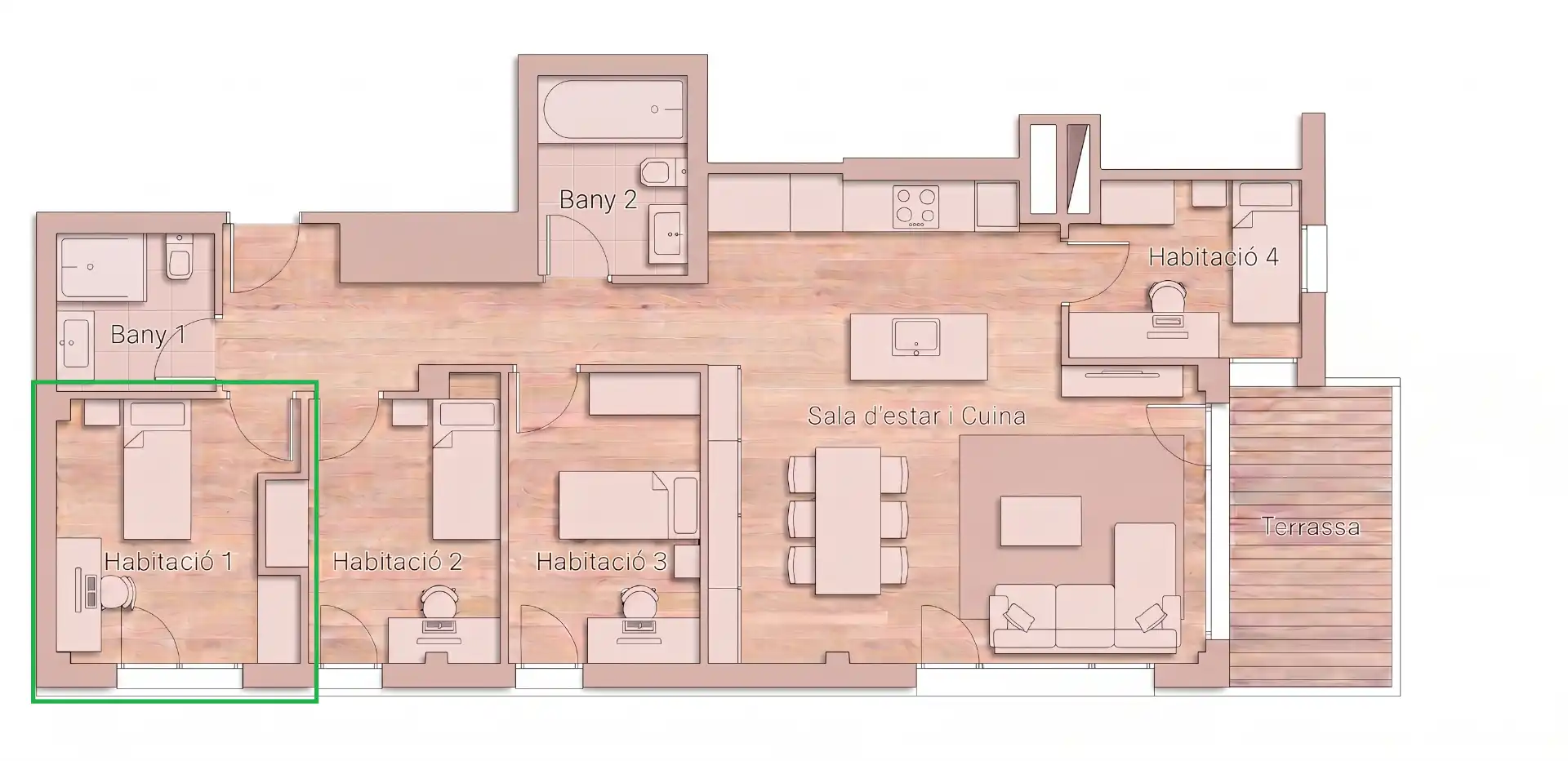 Habitación en alquiler, Vic