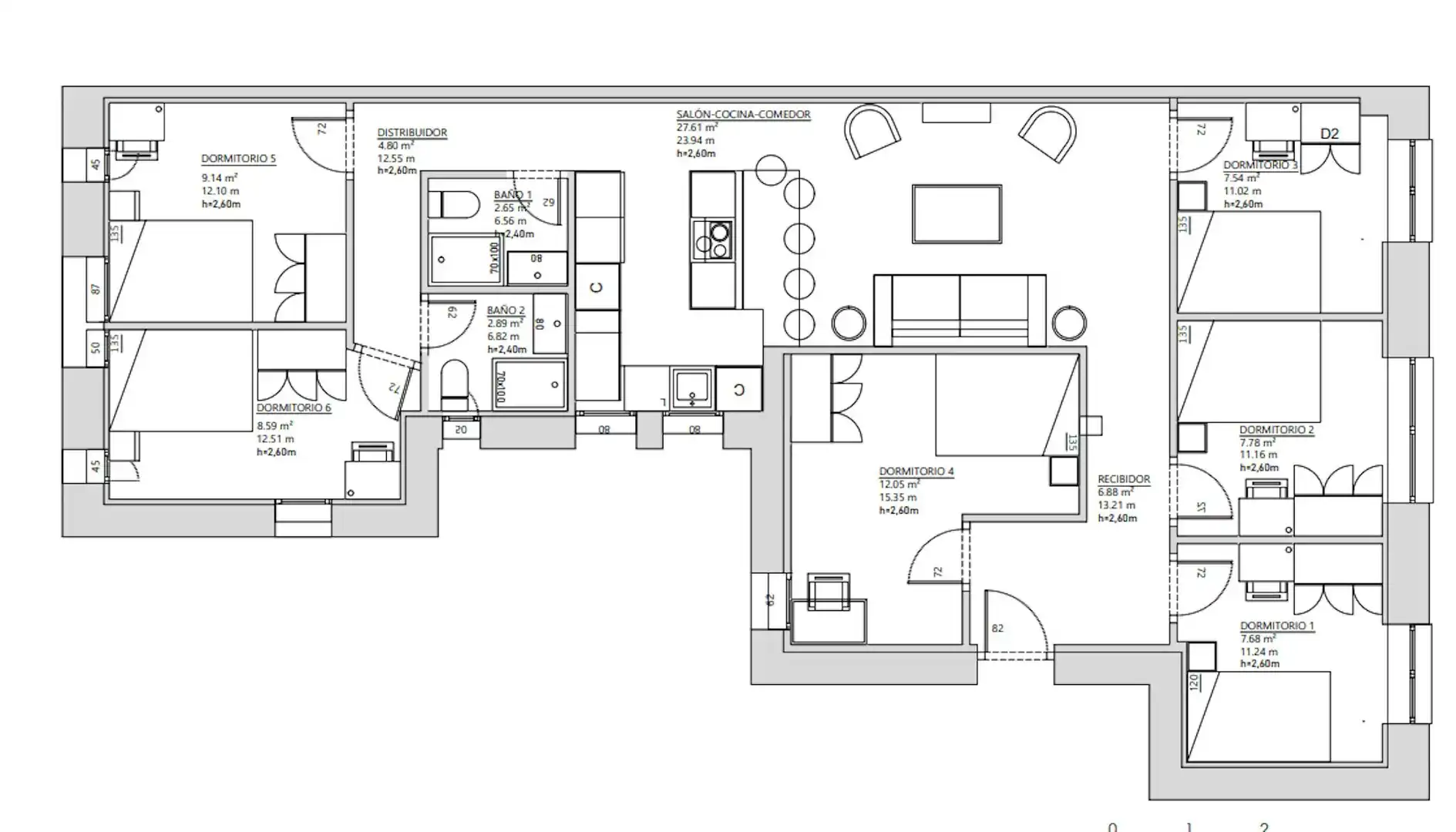 Zimmer zur Miete, Madrid