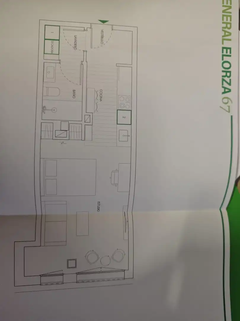 Piso de 40 m² en Oviedo