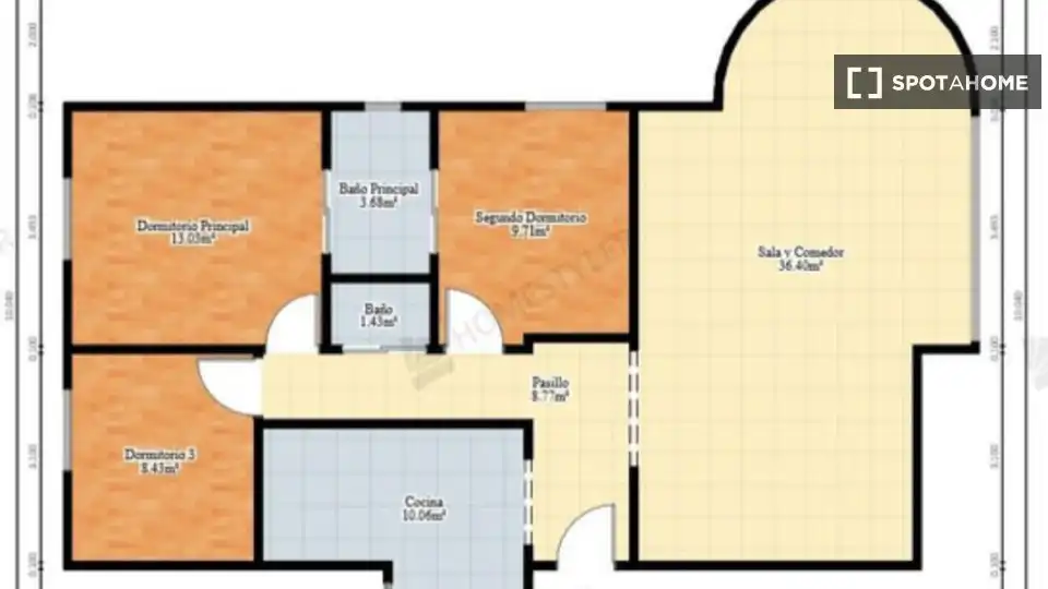 Habitación 98 m², Elche