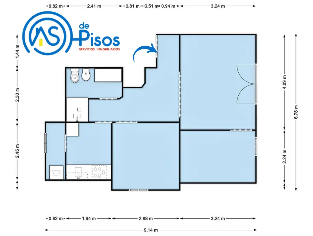 Pis de 56 m² a Saragossa