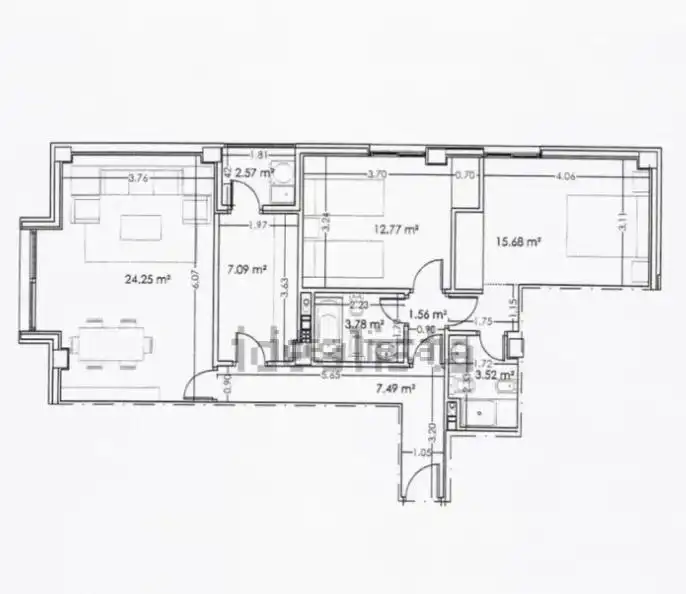 Piso de 90 m² en Almería