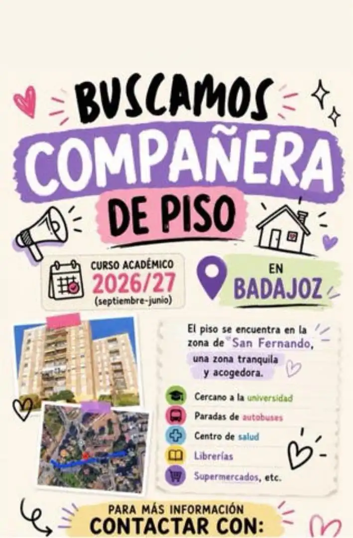 Zimmer zur Miete, Badajoz