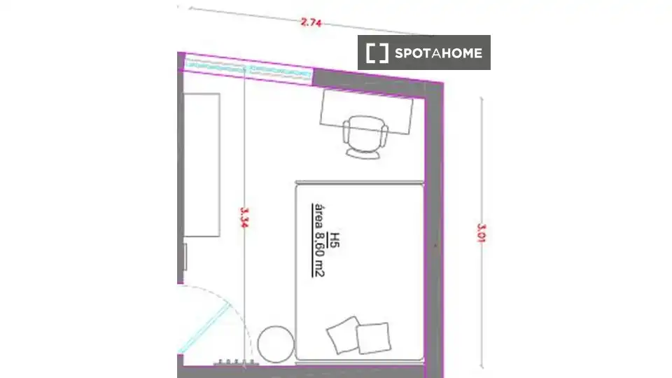 Habitació de lloguer, Madrid