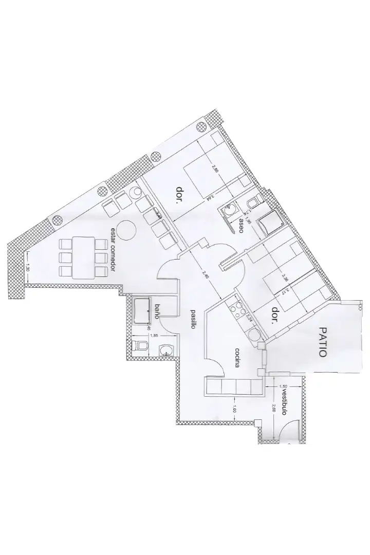 Piso de 96 m² en Santander
