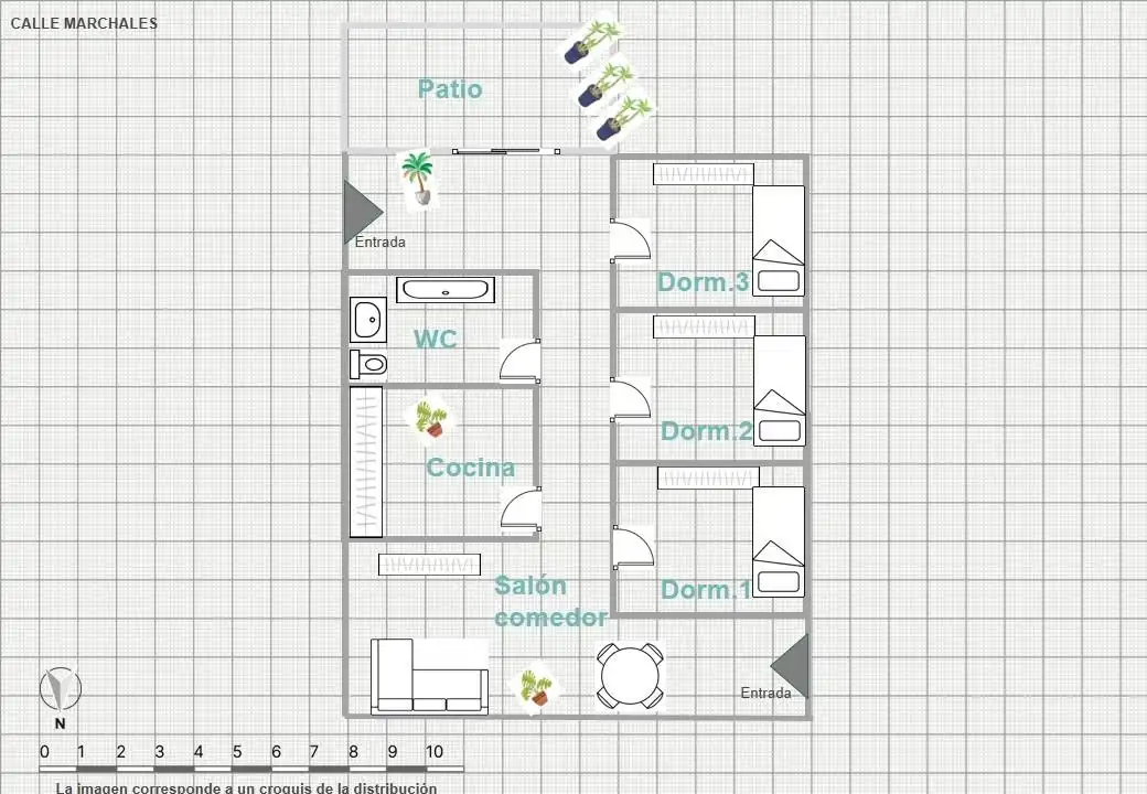 Piso de 110 m² en Almería