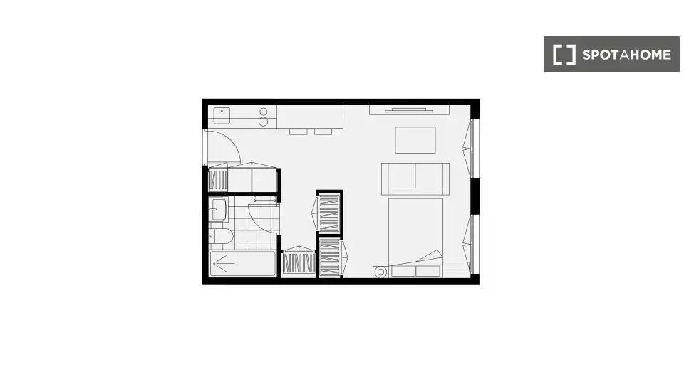 Piso de 27 m² en Madrid