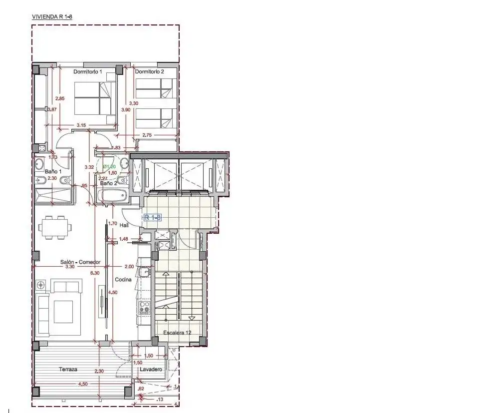 Piso de 100 m² en Alicante