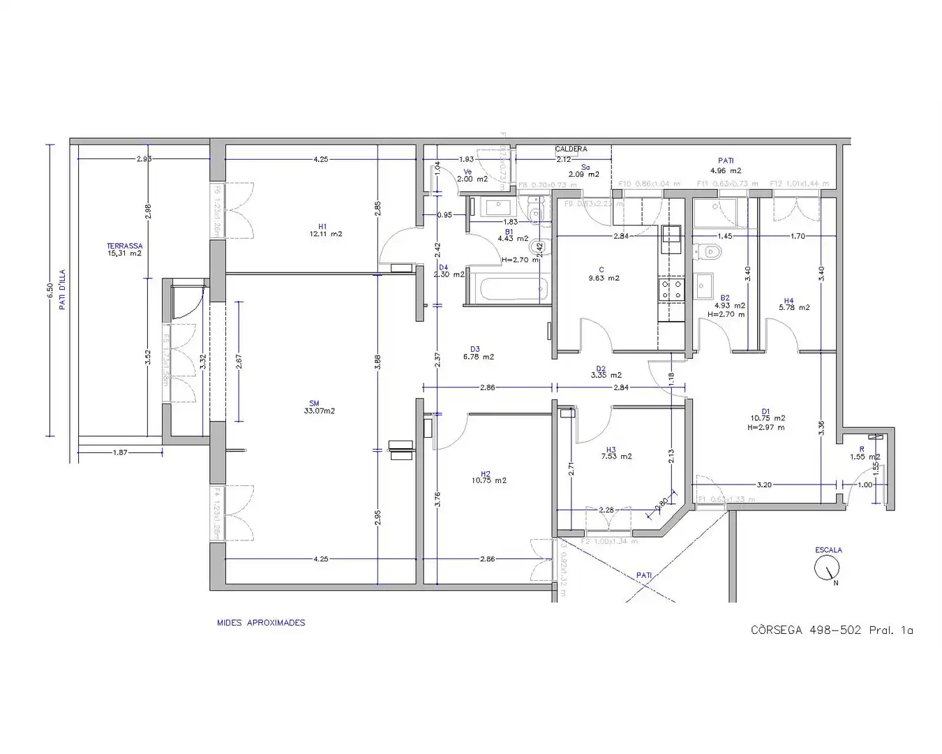 Piso de 129 m² en Barcelona