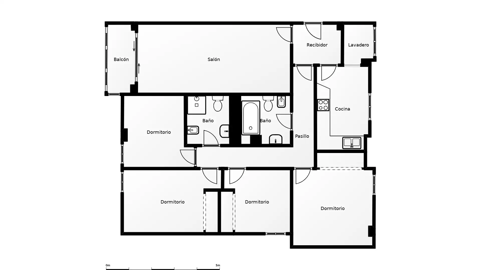 Piso de 97 m² en Córdoba