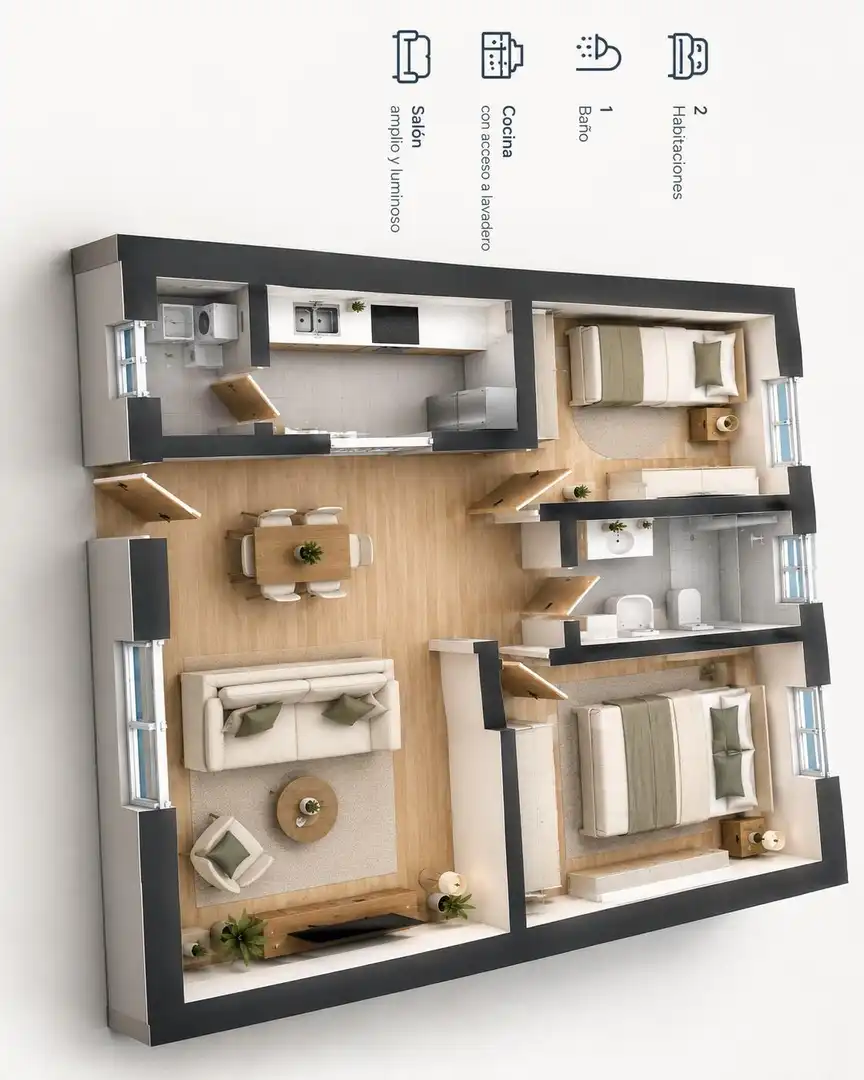Piso de 75 m² en Vigo