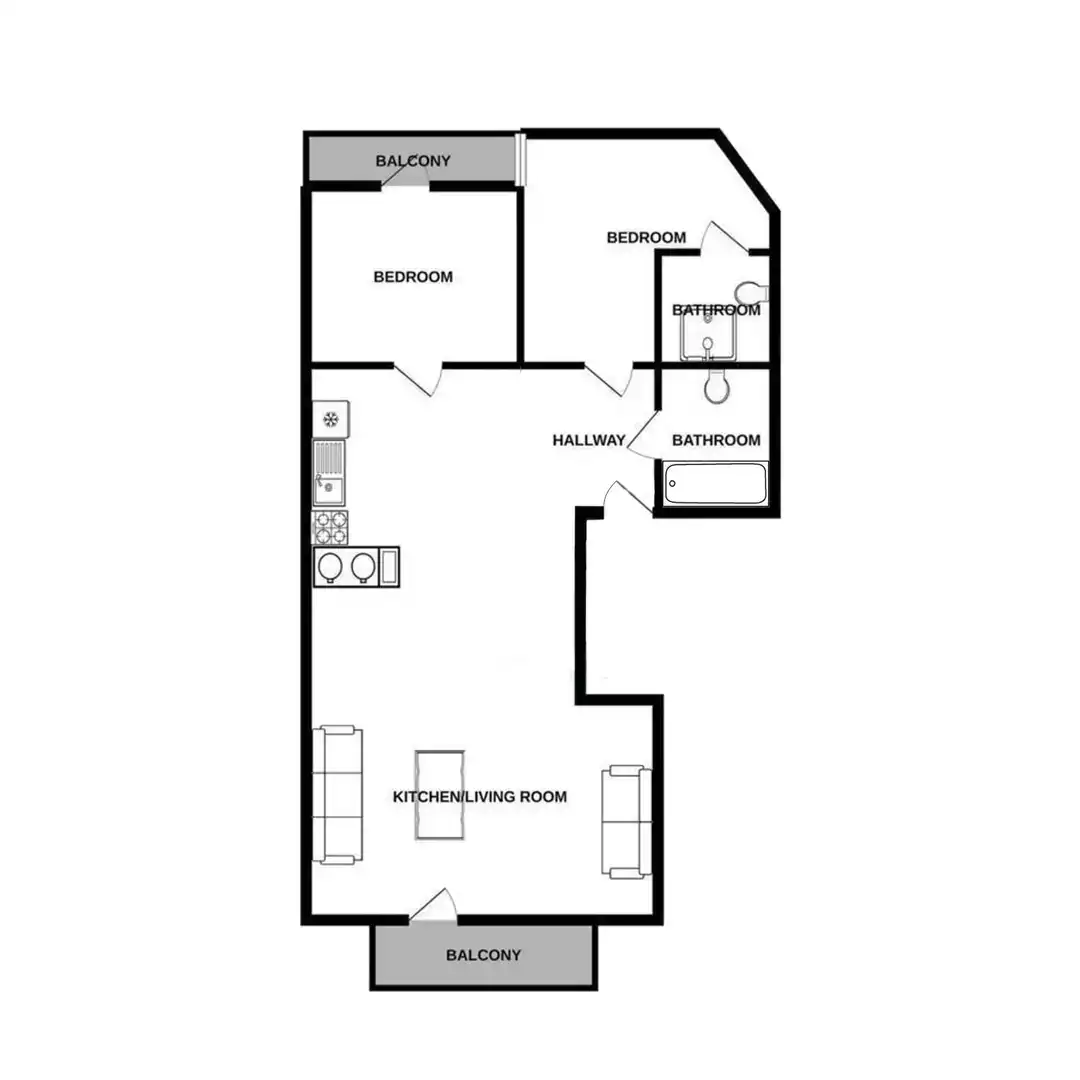 Piso de 70 m² en Palma