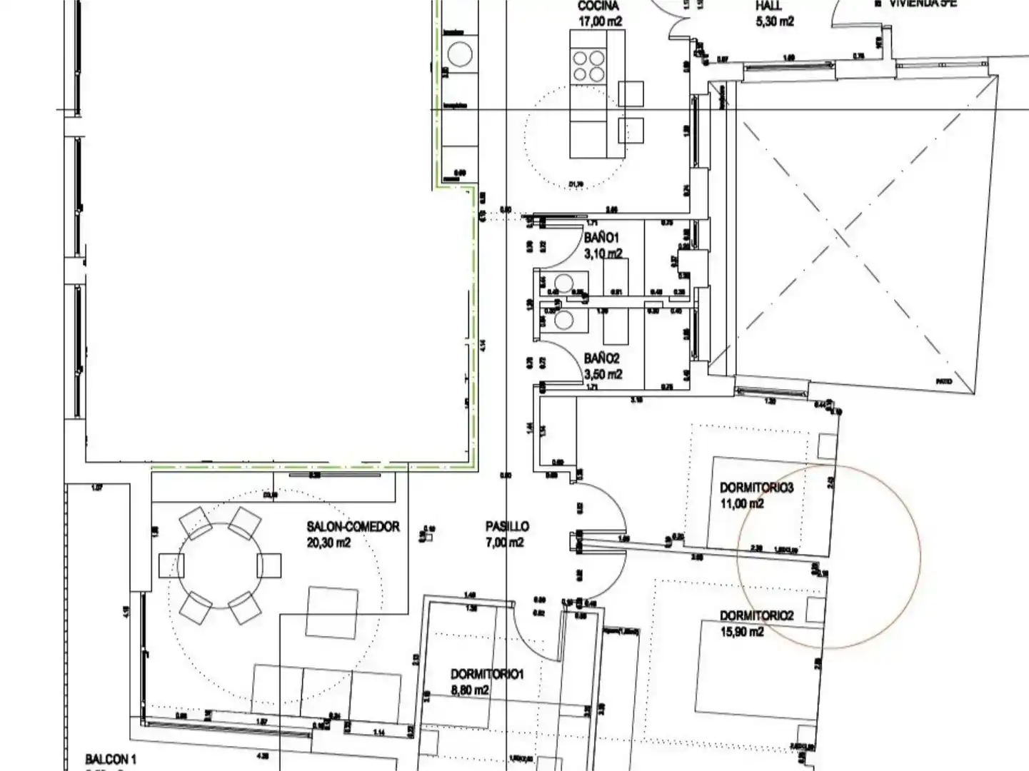 Piso de 100 m² en Salamanca
