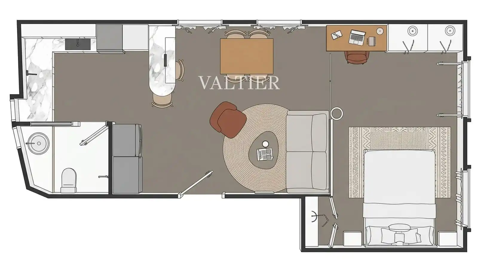 Flat 58 m² in Madrid