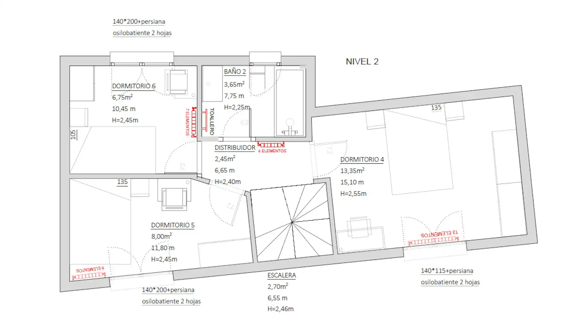 Habitación 7 m², Madrid