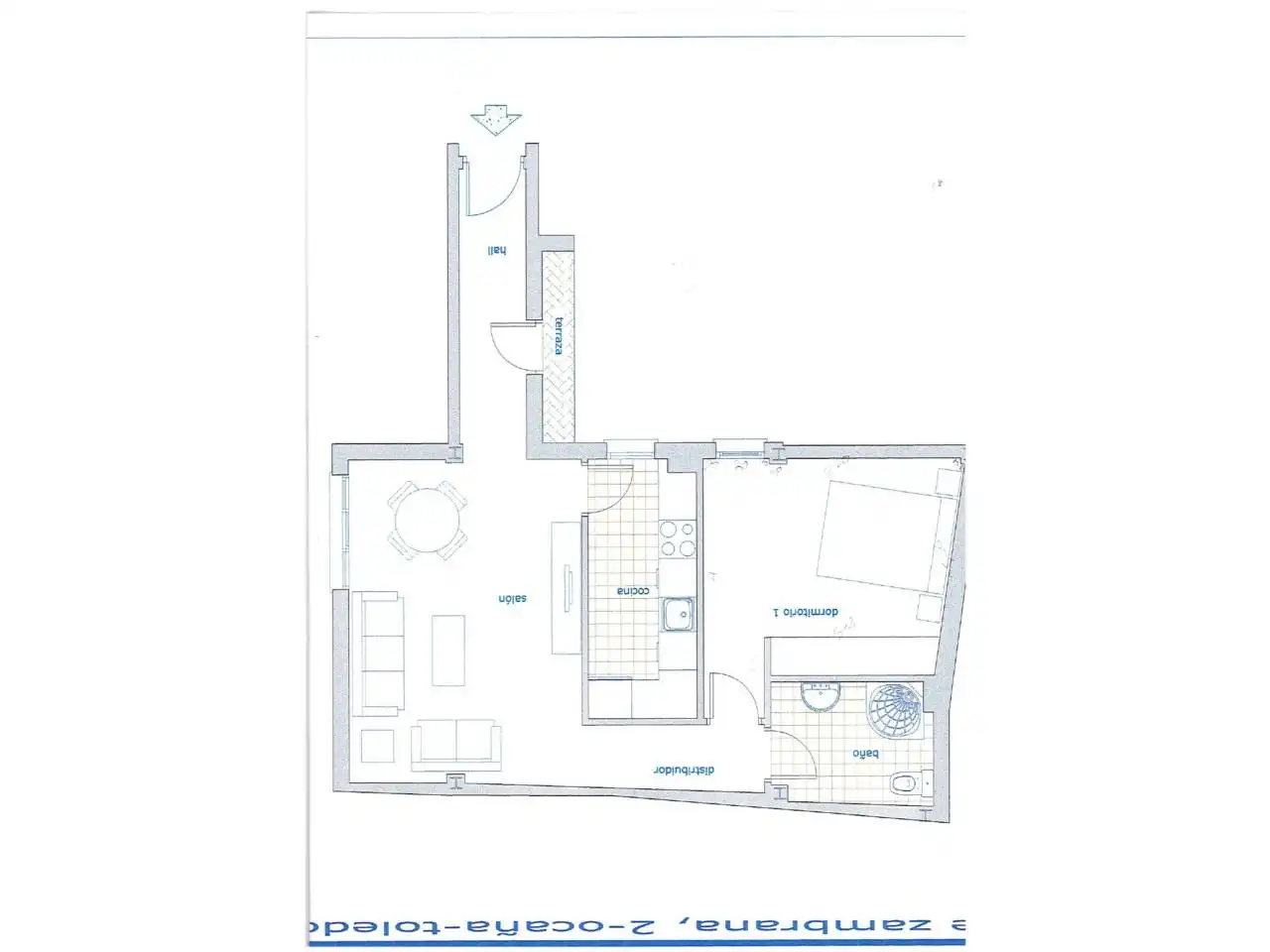 Квартира 59 м² в Ocaña