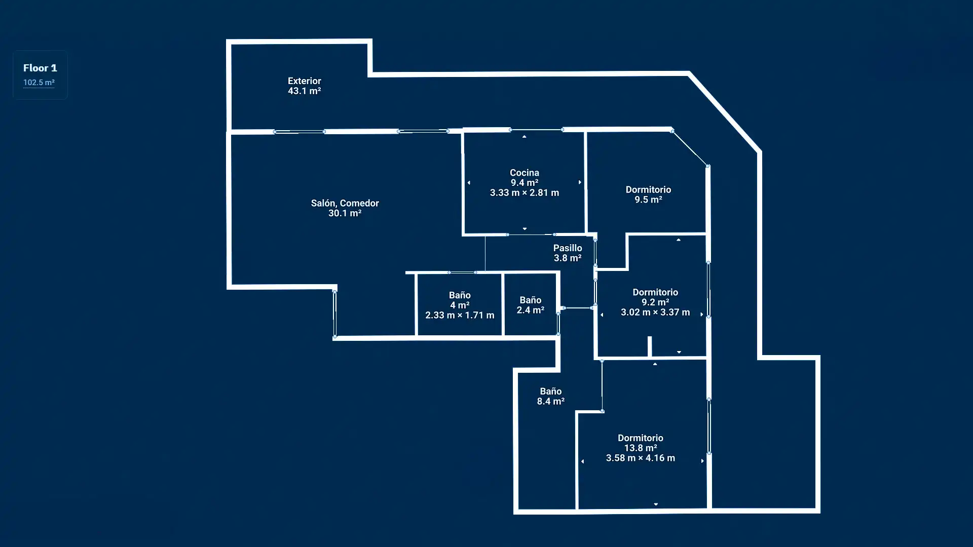 Piso de 114 m² en Madrid