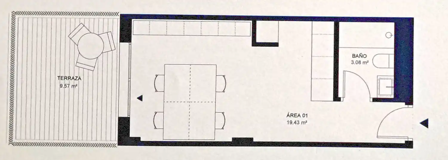 Pis de 36 m² a San Sebastián de los Reyes