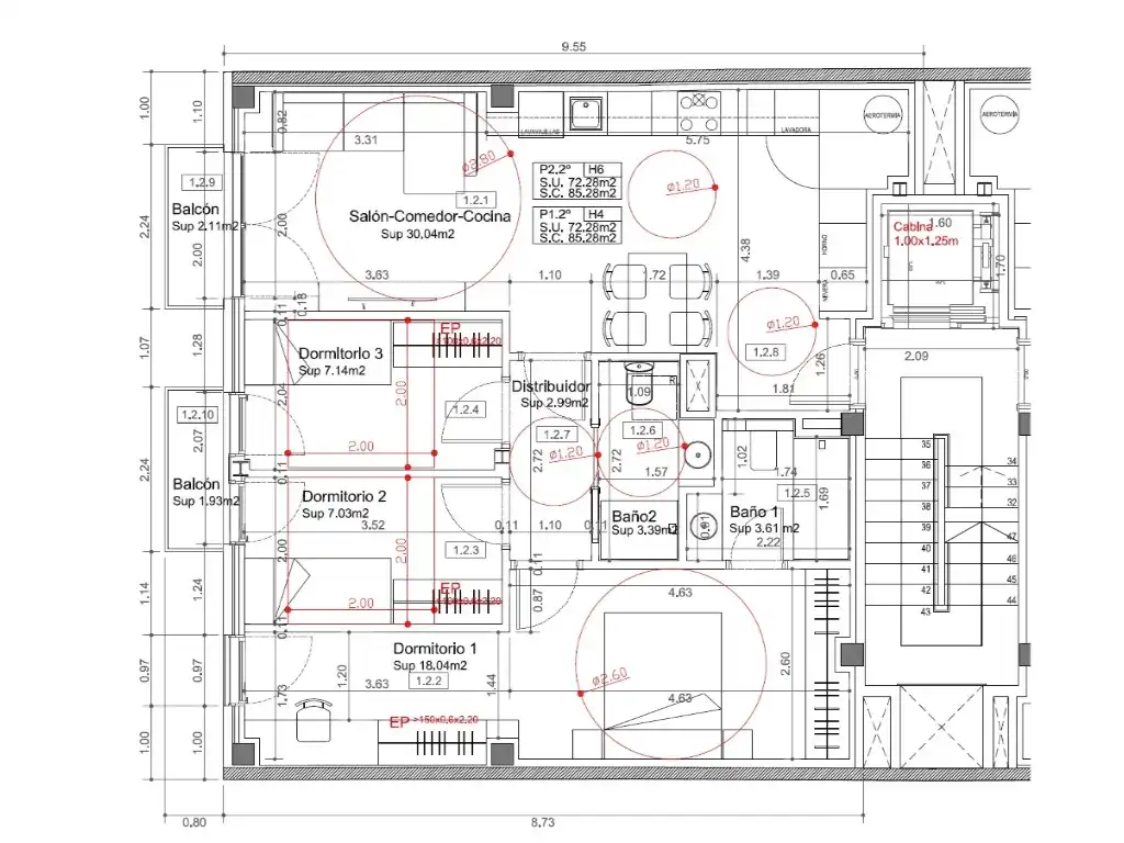 Piso de 85 m² en Barcelona