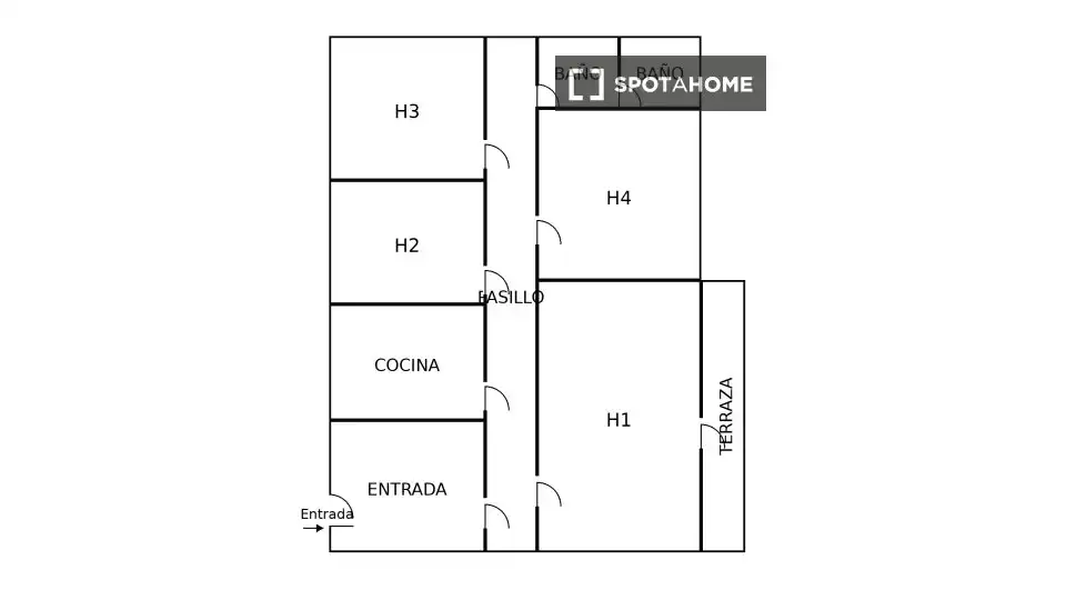 Habitación 85 m², Valencia