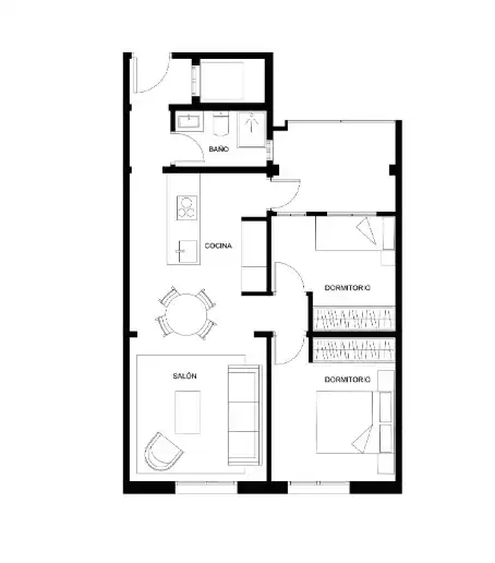 Piso de 63 m² en Barcelona