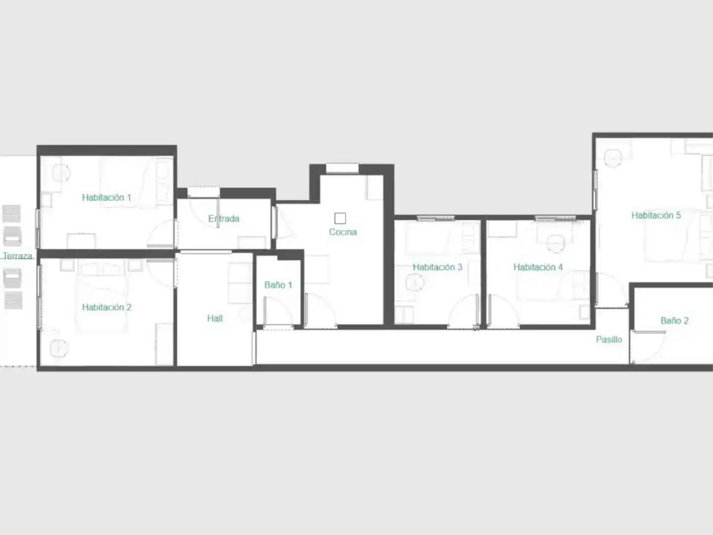Habitación 111 m², Córdoba
