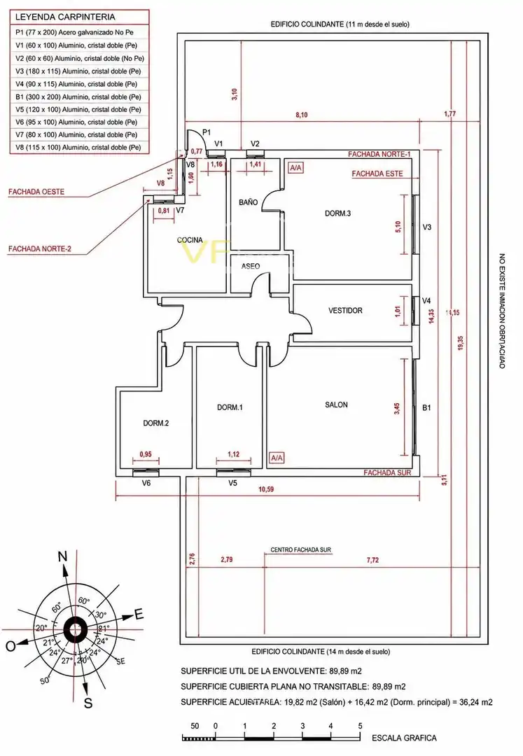 Piso de 87 m² en Málaga