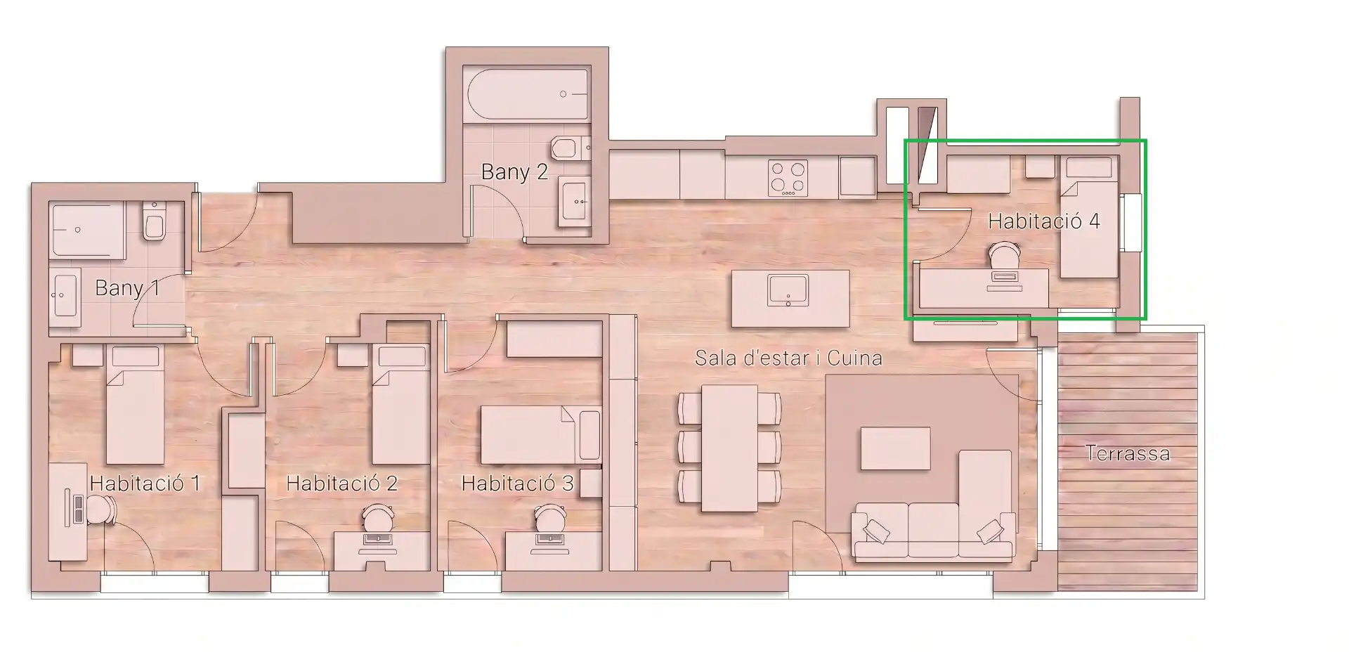 Habitación en alquiler, Vic