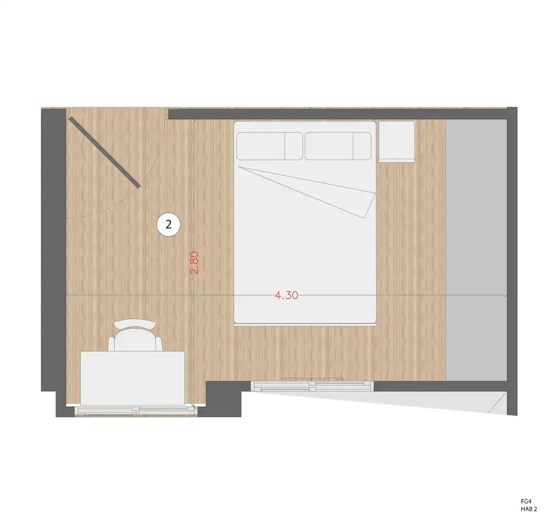 Habitación 180 m², Madrid