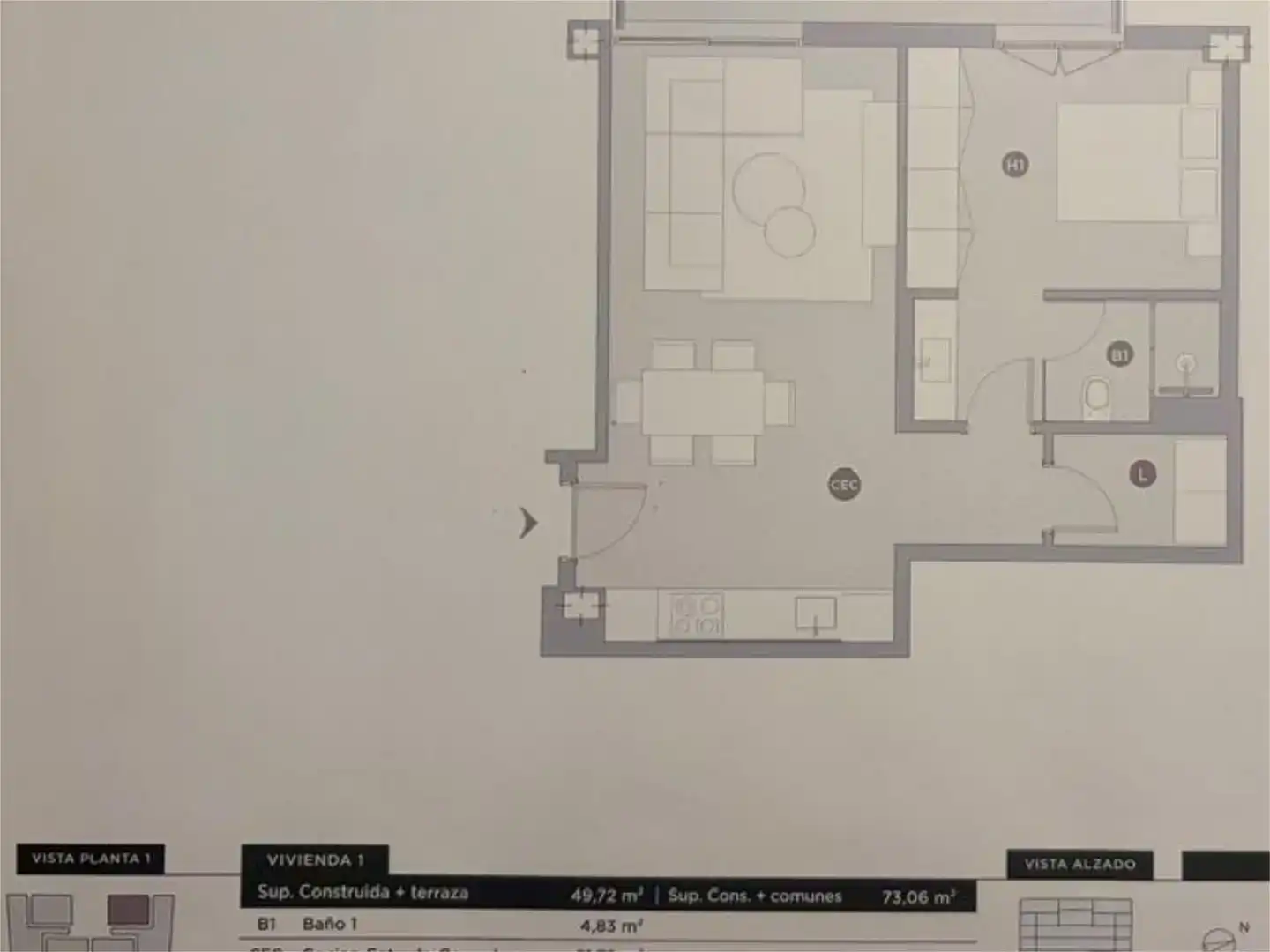 Piso de 70 m² en Palma