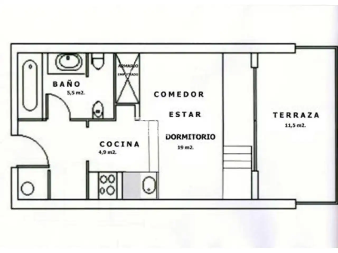 Pis de 41 m² a Arenys de Mar