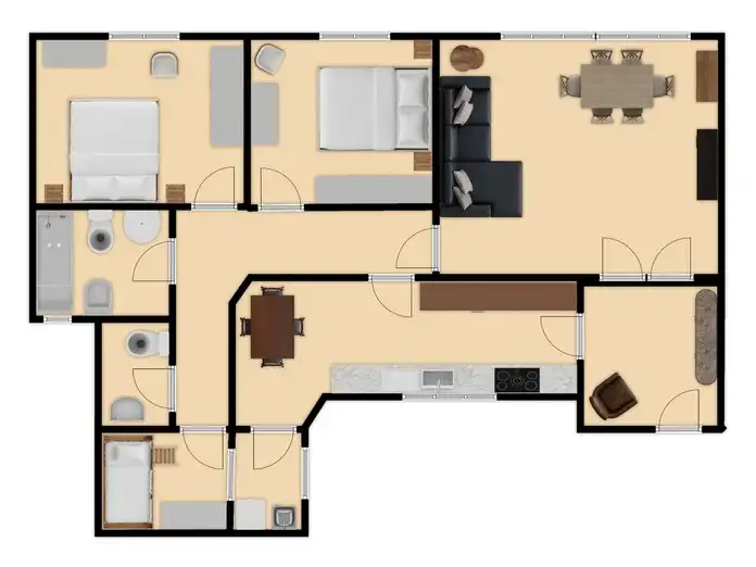 Piso de 115 m² en Gijón