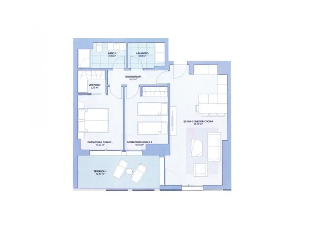 Piso de 73 m² en Palma