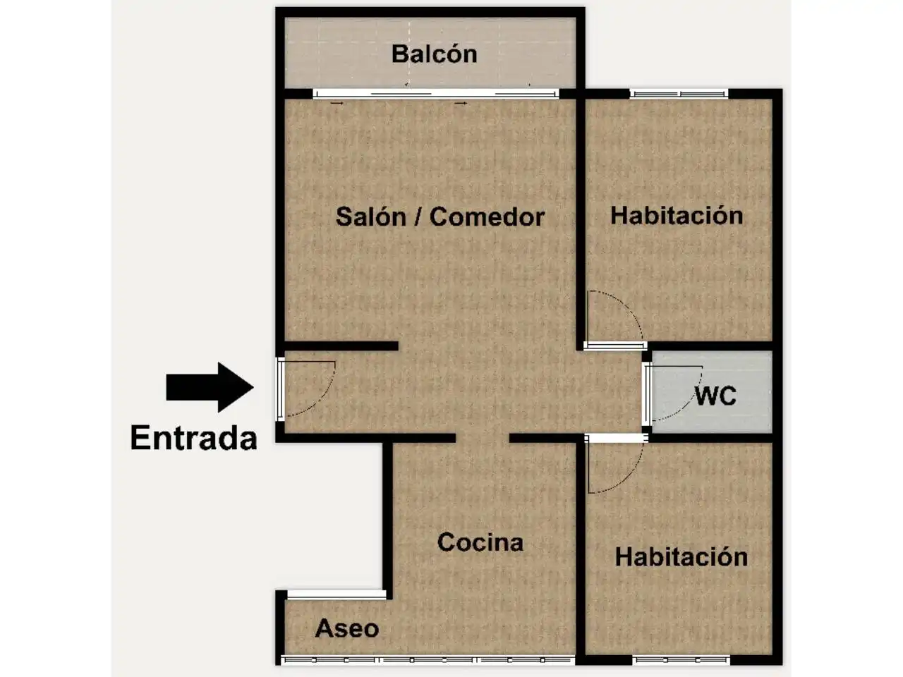 Piso de 71 m² en Castelldefels