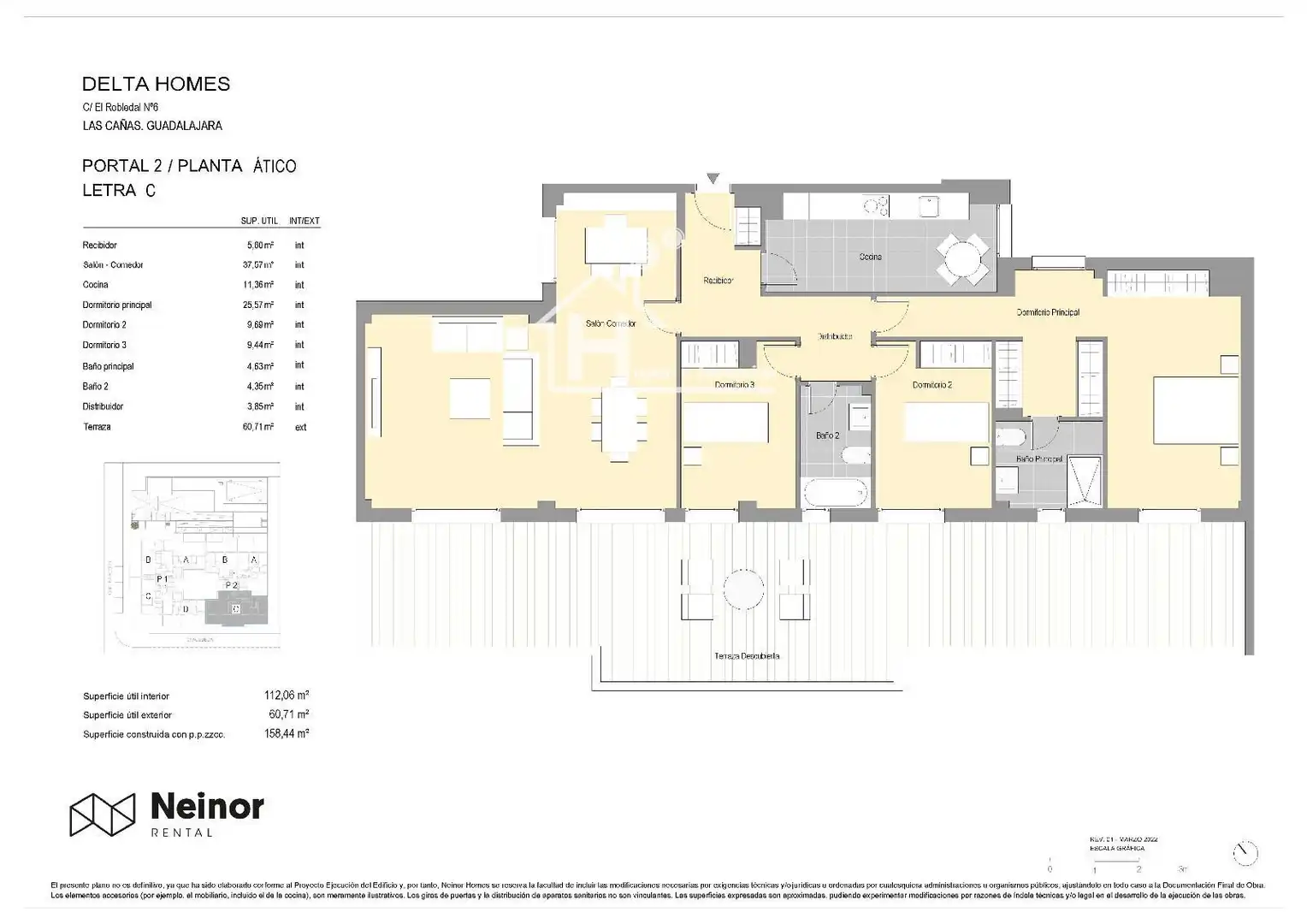 Piso de 158 m² en Guadalajara