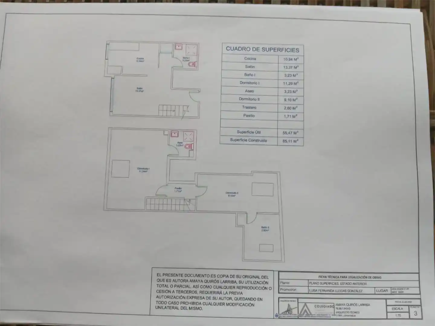 Piso de 75 m² en Gijón