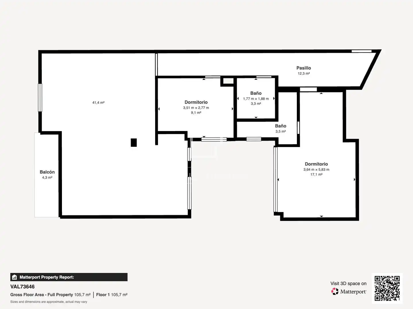 Wohnung 101 m² in Valencia