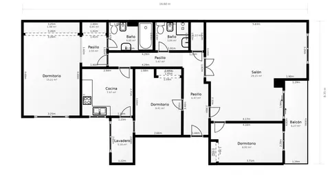 Apartamento 132 m² em València
