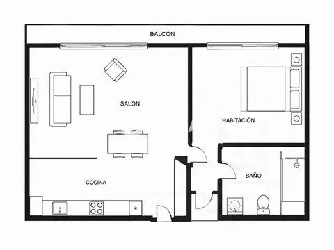 Pis de 60 m² a Madrid