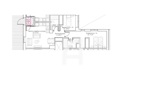 Pis de 66 m² a Madrid